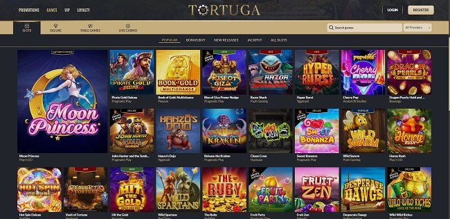 ludothèque tortuga casino live