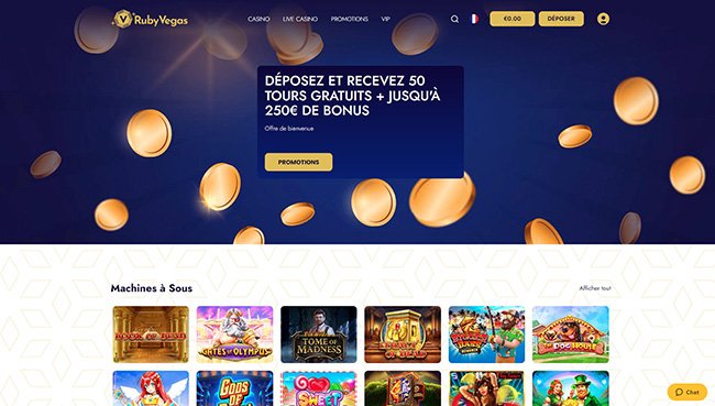 Accueil Ruby Vegas meilleures offres septembre 2022