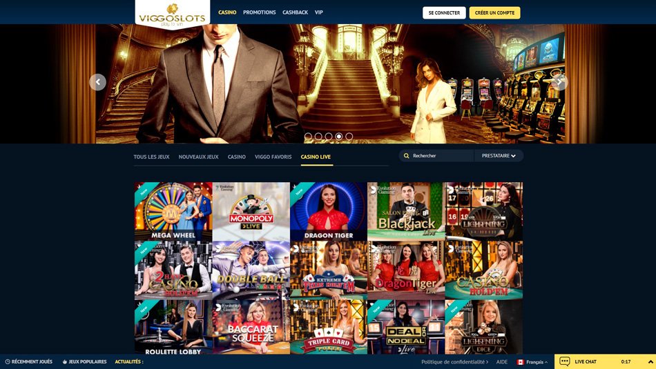 Casino en direct Viggoslots