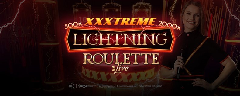 Bannière XXXTREME LIGHTNING ROULETTE