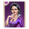 Symbole battle royal reine violette