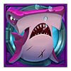 Symbole Razor Shark Requin Violet