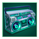 Symbole premium boombox Hip Hop Pop Avatar UX