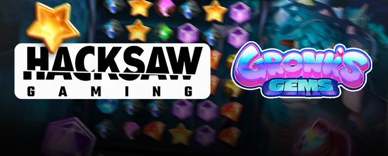 Bannière Gronk's Gems du studio Hacksaw Gaming
