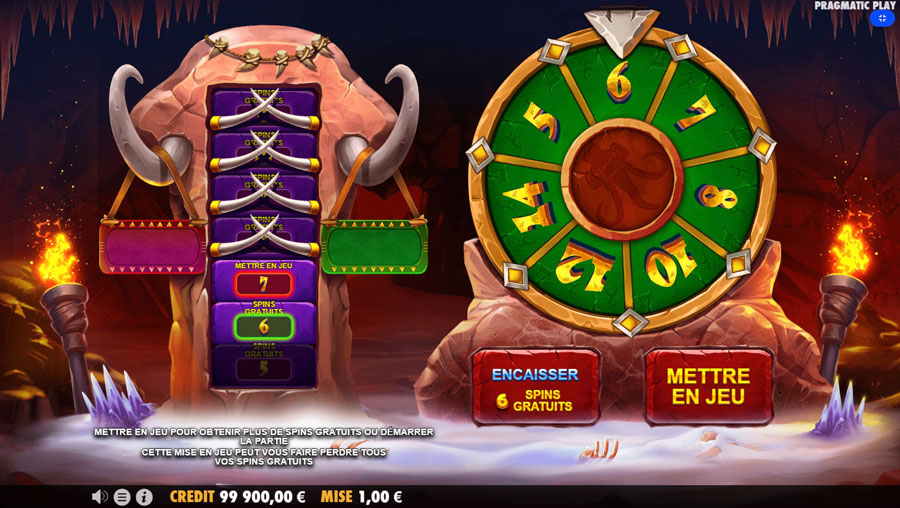 Gamble spins Mammoth Gold Megaways de Pragmatic Play