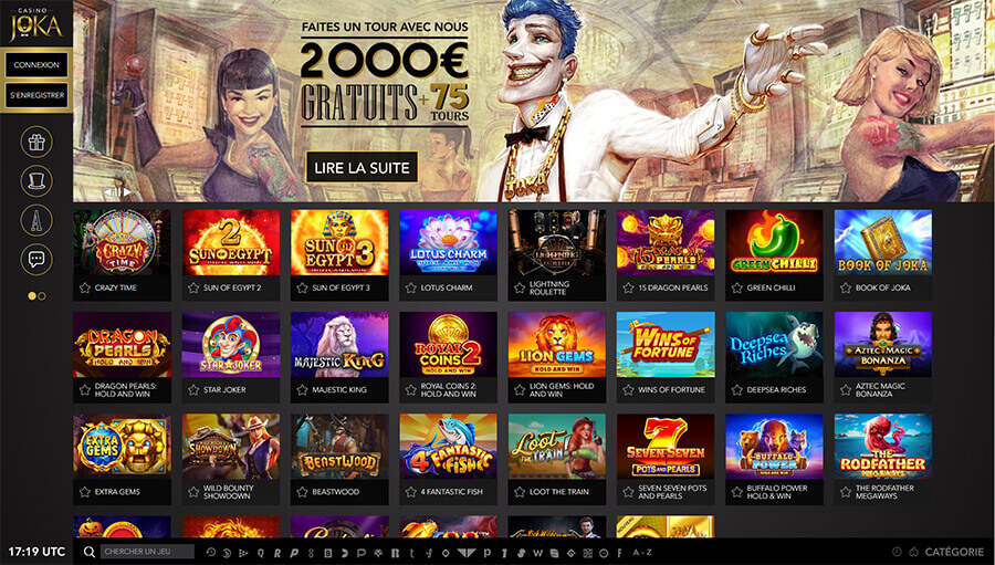 Page d'accueil Casino Joka x900