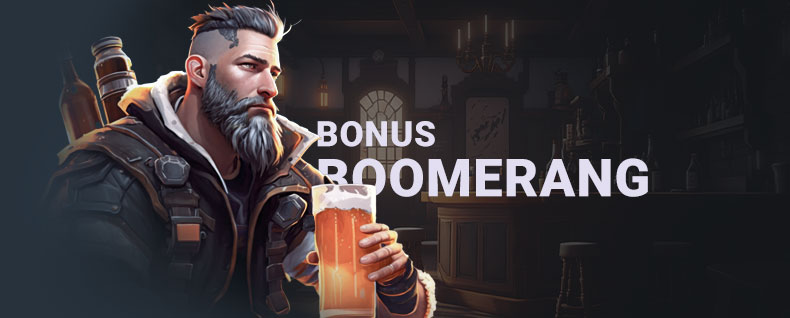 Bannière Bonus Boomerang Casino