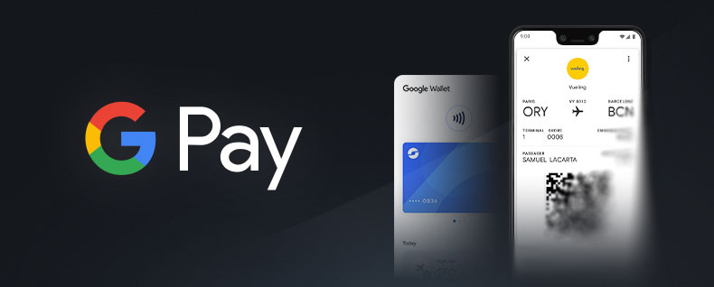 Bannière Mode de paiement Google Pay