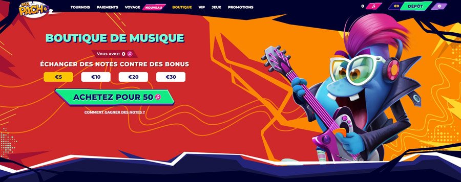 Boutique de Musique, sur MrPacho