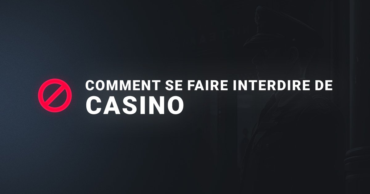 Bannière se faire interdire de casino