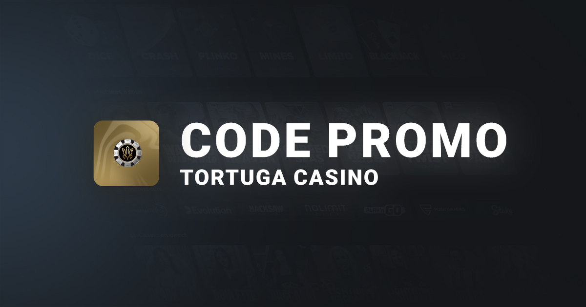 Banniere Code Promo Tortuga Casino