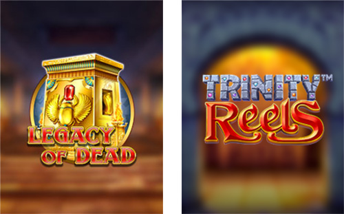 Jeu de la semaine free spins sur Legacy of Dead (Play'n Go) ou Trinity Reels (Betsoft) GoSlot Casino