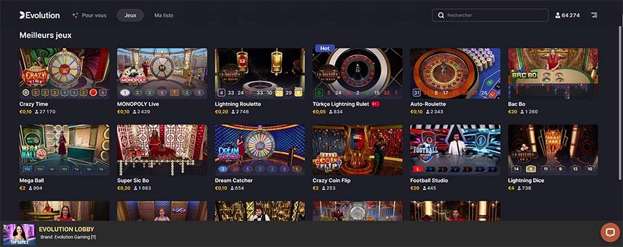 Live casino Nordis Casino