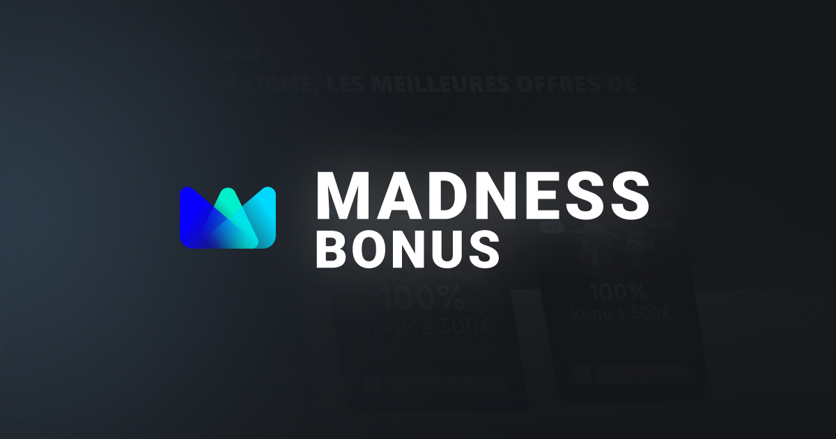 Bannière Madness Bonus