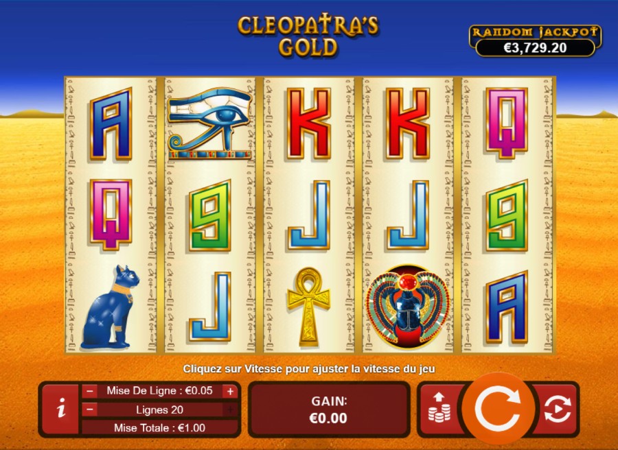 Cleopatra's Gold de Real Time Gaming