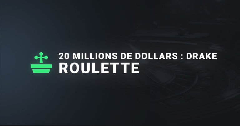 Drake gagne 20m à la roulette