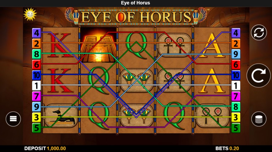 Eye of Horrus de Merkur Gaming