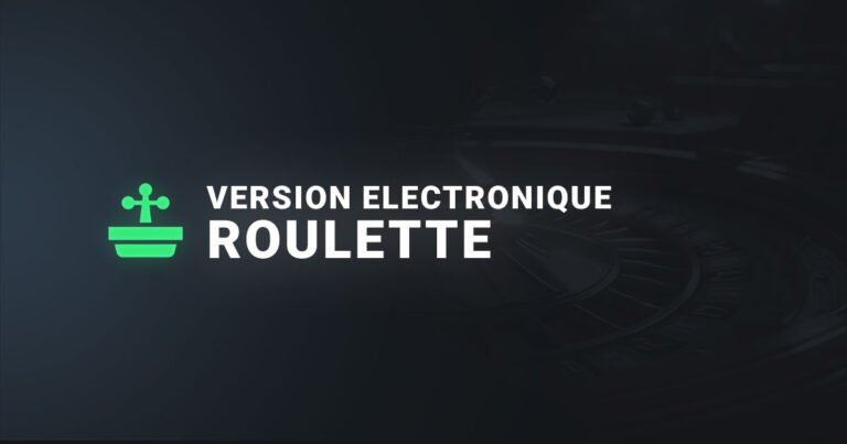 La roulette electronique au casino