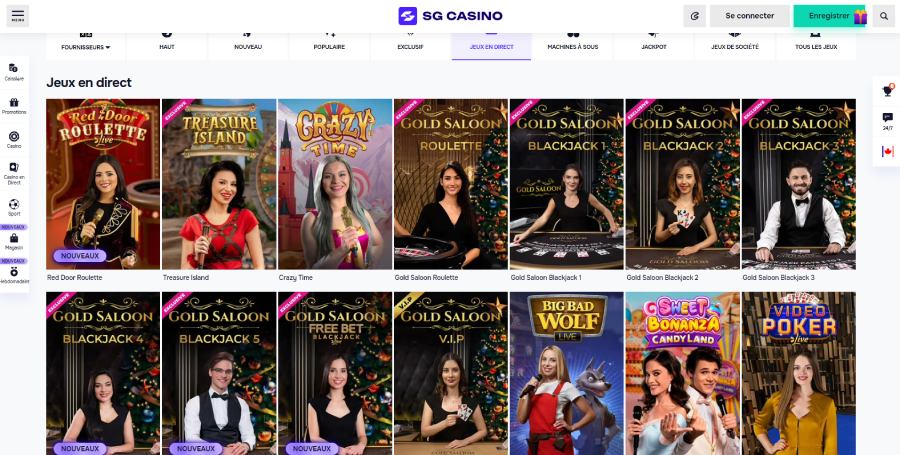SG Casino Live Casino