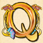 Cleopatra symbole Q
