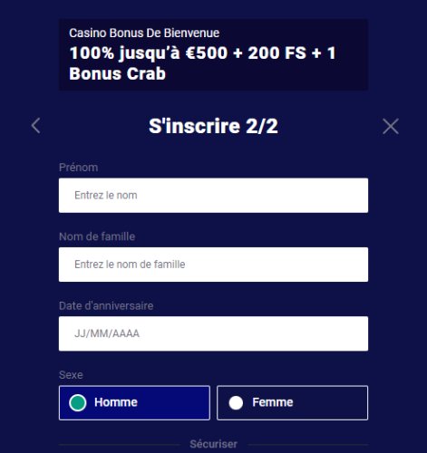 Frumzi inscription étape 3