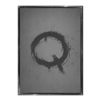 symbole Q Tombstone RIP