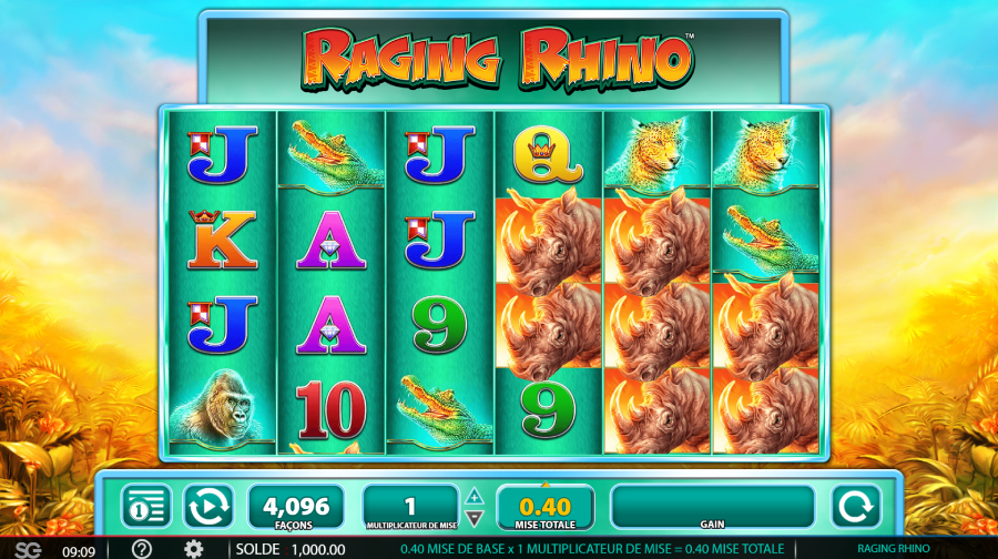Raging Rhino de WMS Gaming
