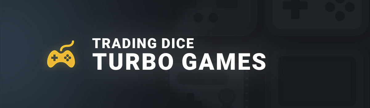 Trading dice, turbo games bannière