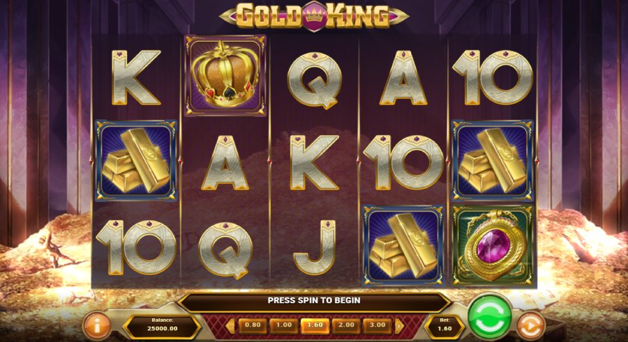 Machine à sous Gold King de Play'n Go