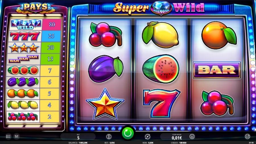 Super Diamond Wild machine à sous