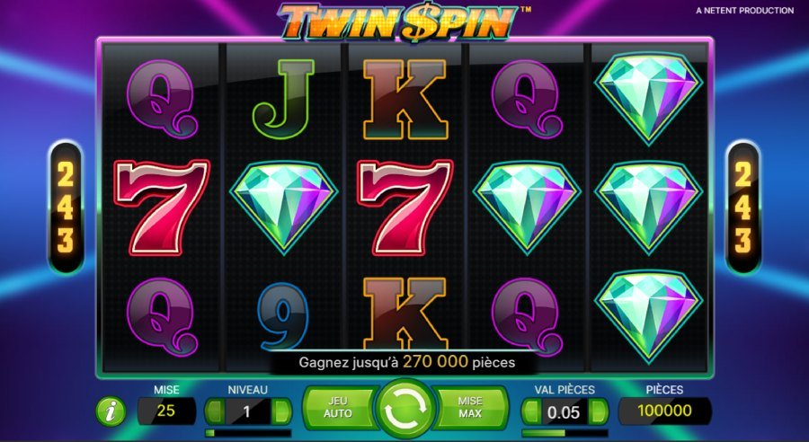 Twin Spin machine à sous