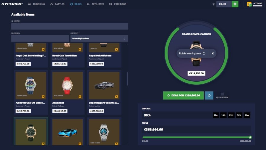 Deals HypeDrop