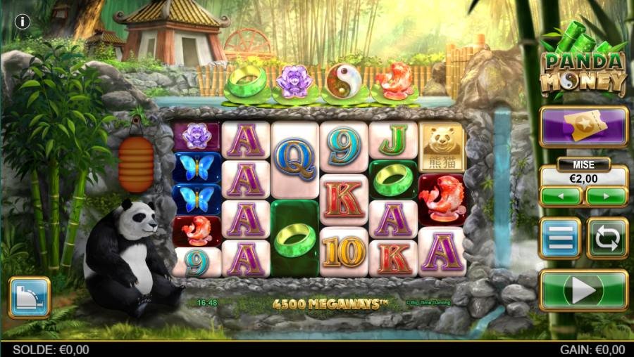 Machines à sous Panda Money de Big Time Gaming