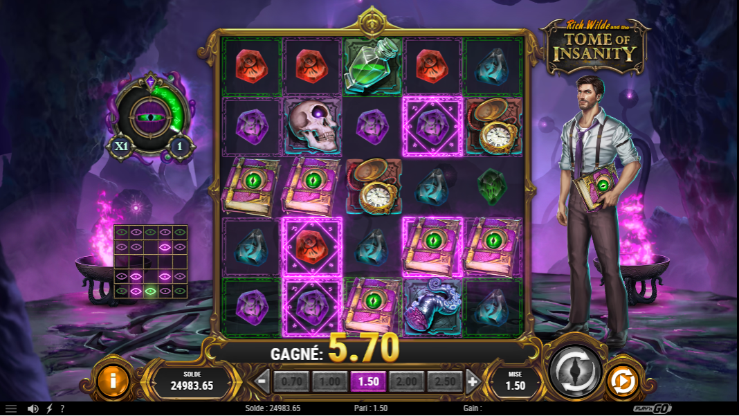 Rich wilde and the tome of insanity Bonus oeil