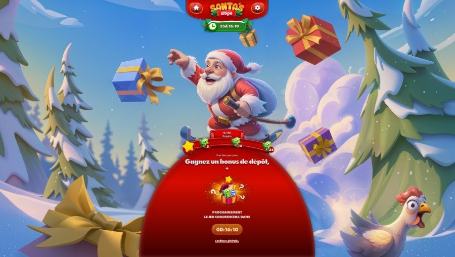 Promo Santa's Slope 2024 5Gringos Casino