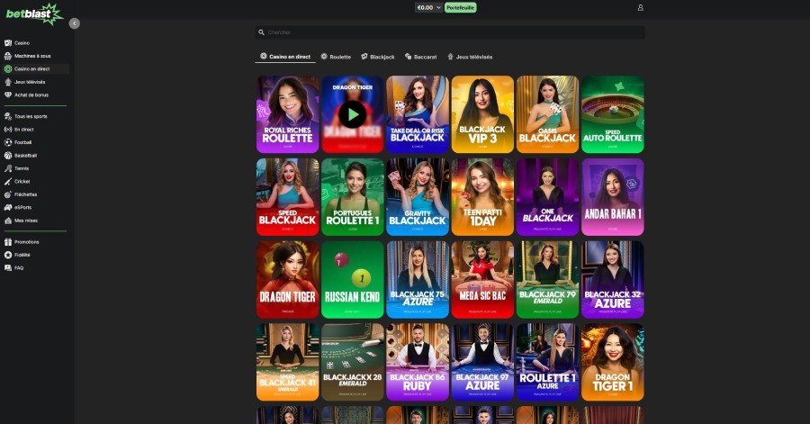 BatBlast Casino casino en direct