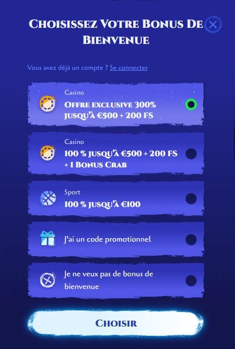 Bonus Exclusif Spinight Casino