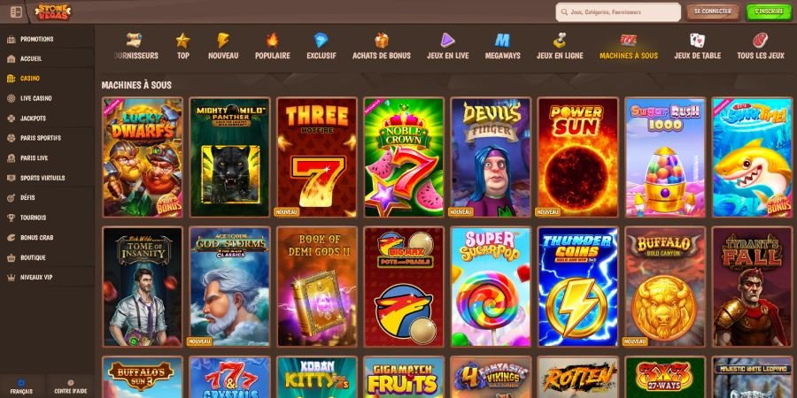 Staone Vegas Casino machines à sous