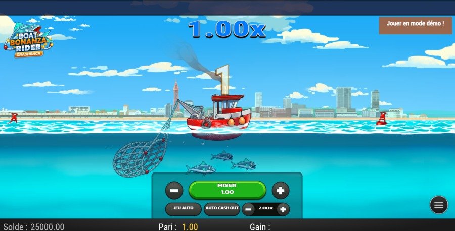 Boat Bonanza Rider mode démo