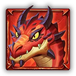 Dragonfate's Favor dragon rouge