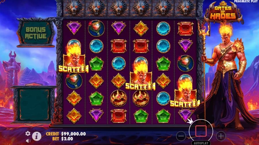 Gates of Hades déclenchement du bonus