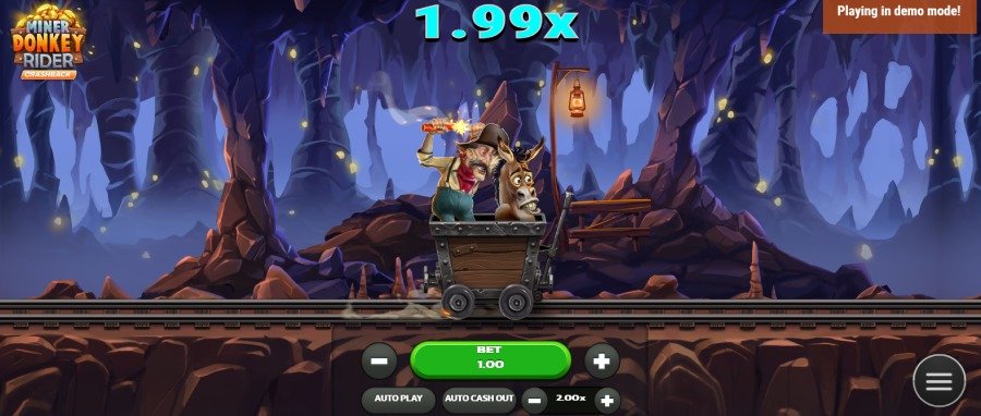Aperçu du mini-jeu Miner Donkey Rider