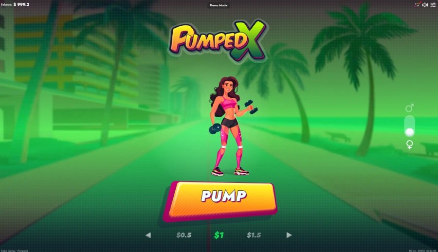 Aperçu du mini-jeu PumpedX de Turbo Games