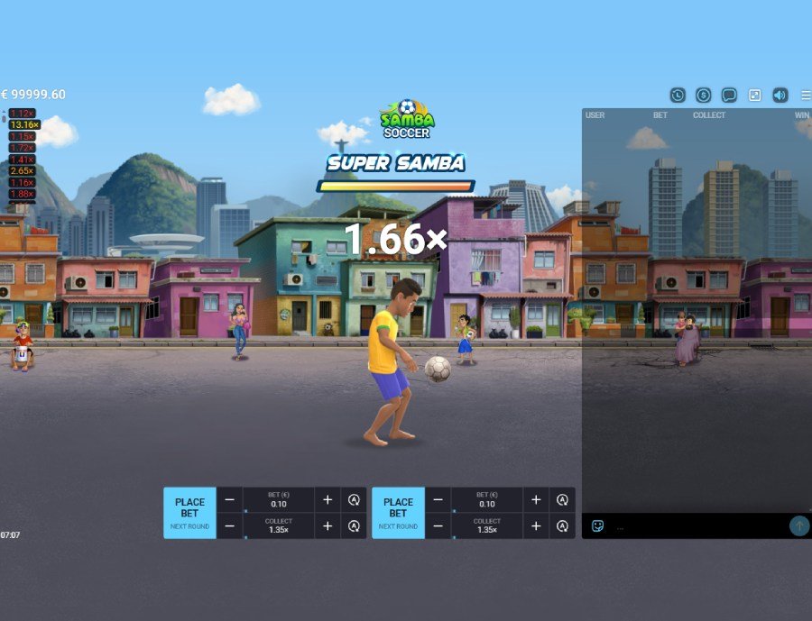 Aperçu mini-jeu Samba Soccer de Gaming Corps