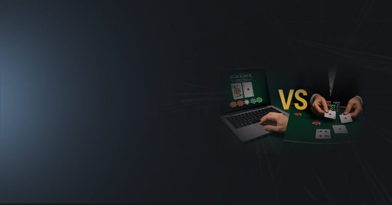 Bannière Blackjack en ligne vs blackjack live : comparatif