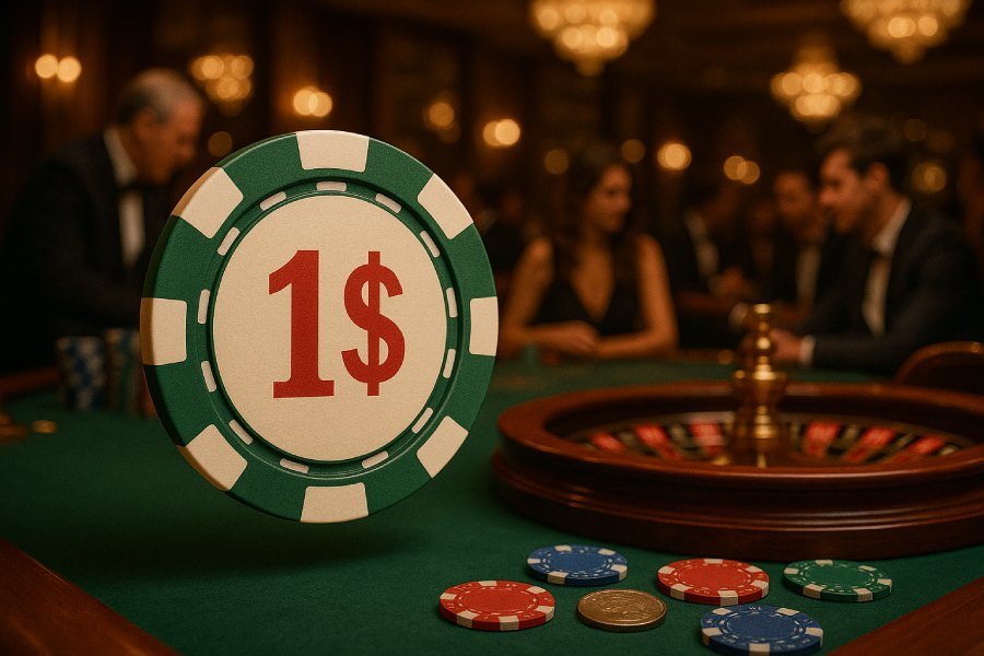 Visuel de casino en ligne avec dépôt 1$