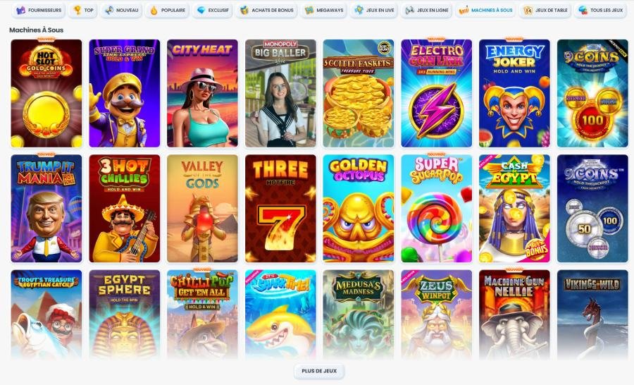 Cazimbo Casino machines à sous