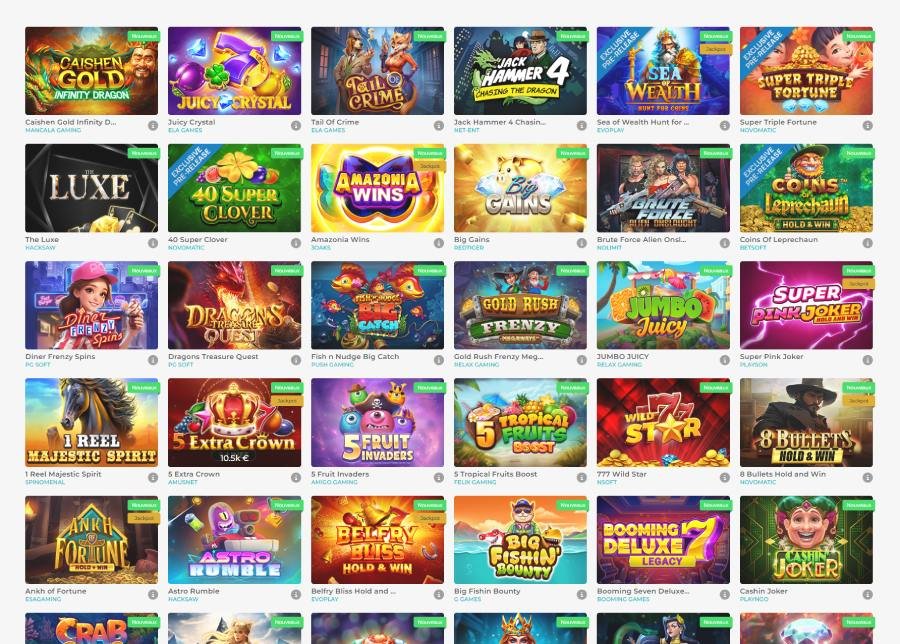 Merlin Casino machines à sous