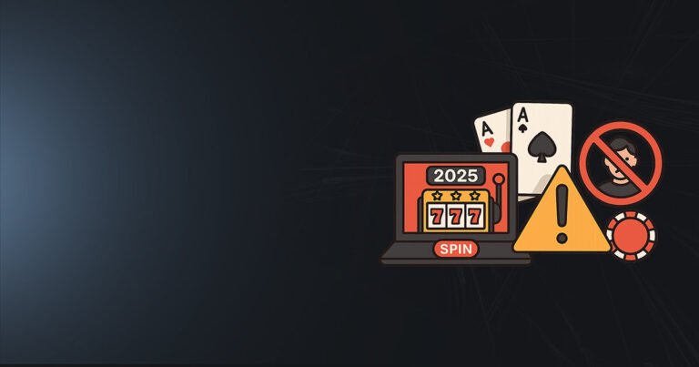 Bannière les erreurs à éviter en 2025 sur un casino en ligne