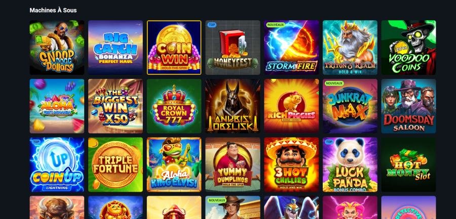 LuckyWave Casino les machines à sous